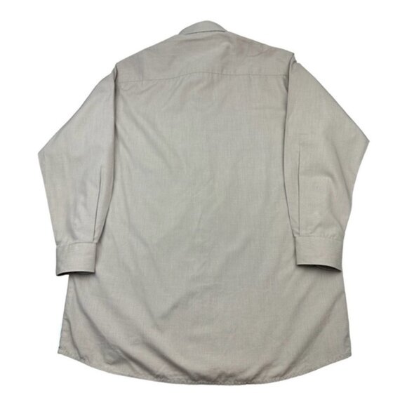 Agenda Botton Down Shirt Light Brown Size L - Picture 2 of 7